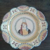 Two old Quimper plates