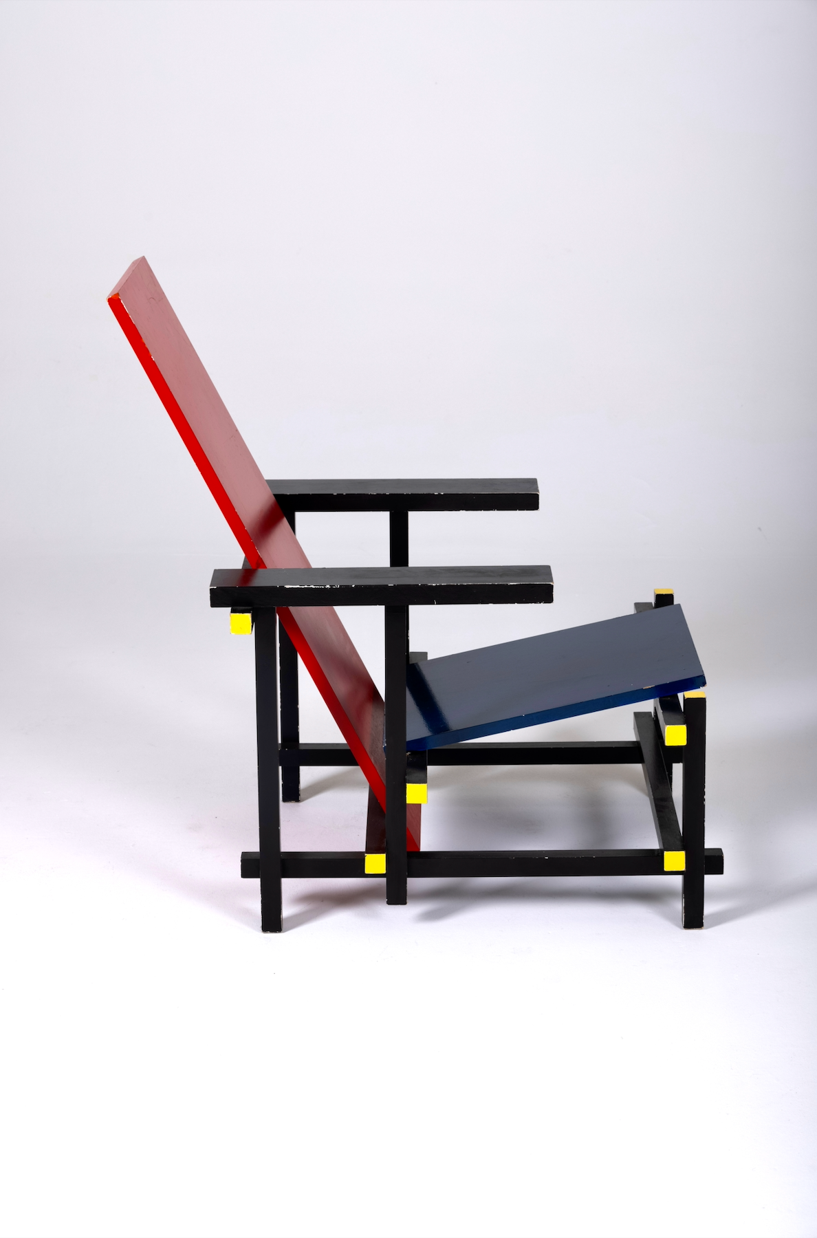 Armchair "Rouge Bleu" Bauhaus spirit, 1970s