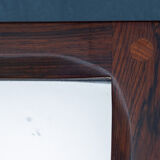 Danish Mirror with Rosewood Frame by Aksel Kjersgaard, 1960s