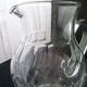 Carafe unsigned cut crystal water jug
