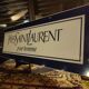 Vintage Yves Saint Laurent sign from the 80s