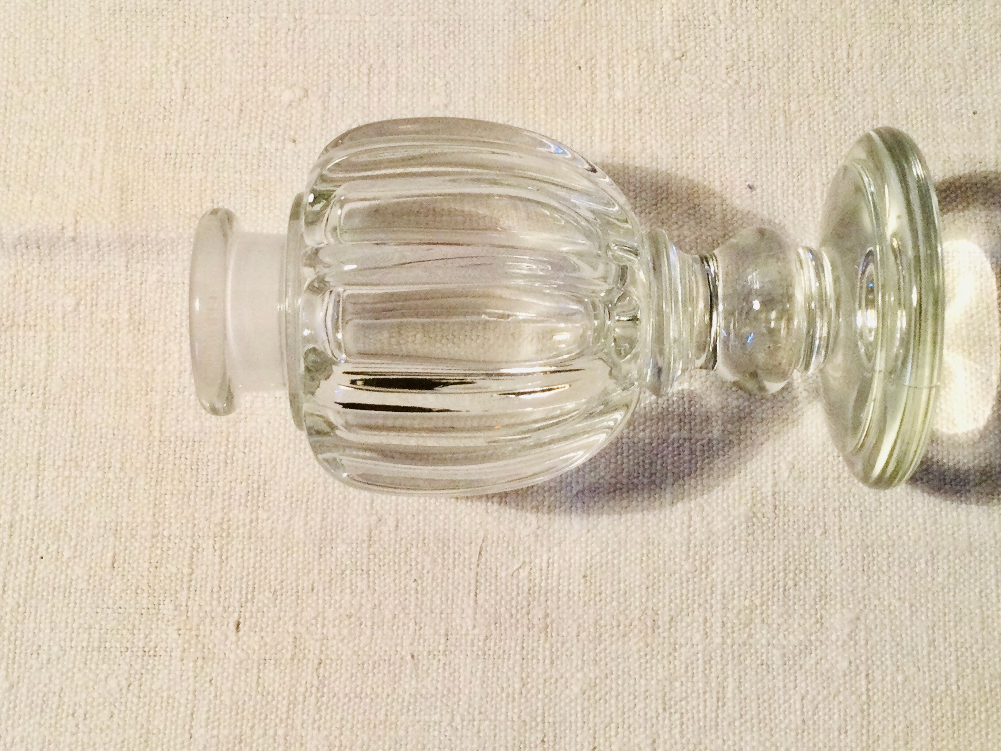 Flacon de parfum cristal Balenciaga  année 50