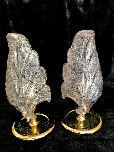 Pair of lamps & Barovier Toso Murano