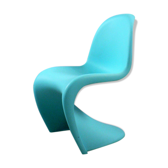 Pale blue child Panton Chair editions Vitra
