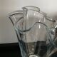 Vase mouchoir vintage en verre soufflé