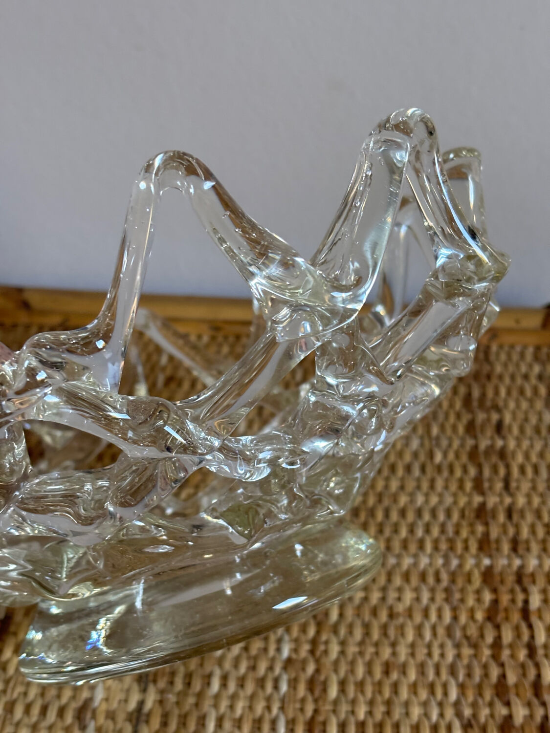 Blown glass cup - Italy 1950