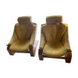 Paire de fauteuils Nelo Mobele, Åke Fribytter