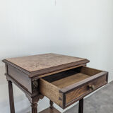 Louis XVI style mahogany bedside table made in Faubourg St Antoine