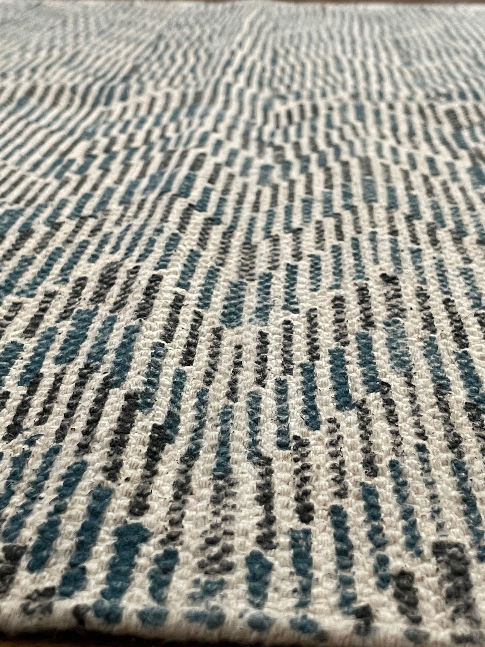 Cotton hand weaved hand block printed picnic rug