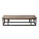 Guyuan – Coffee table in ancient elm with a metal structure no. 1