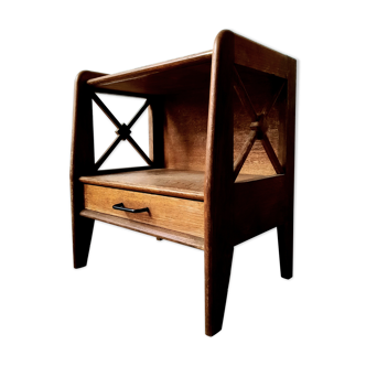 Oak bedside table made by Ateliers Saint Sabin