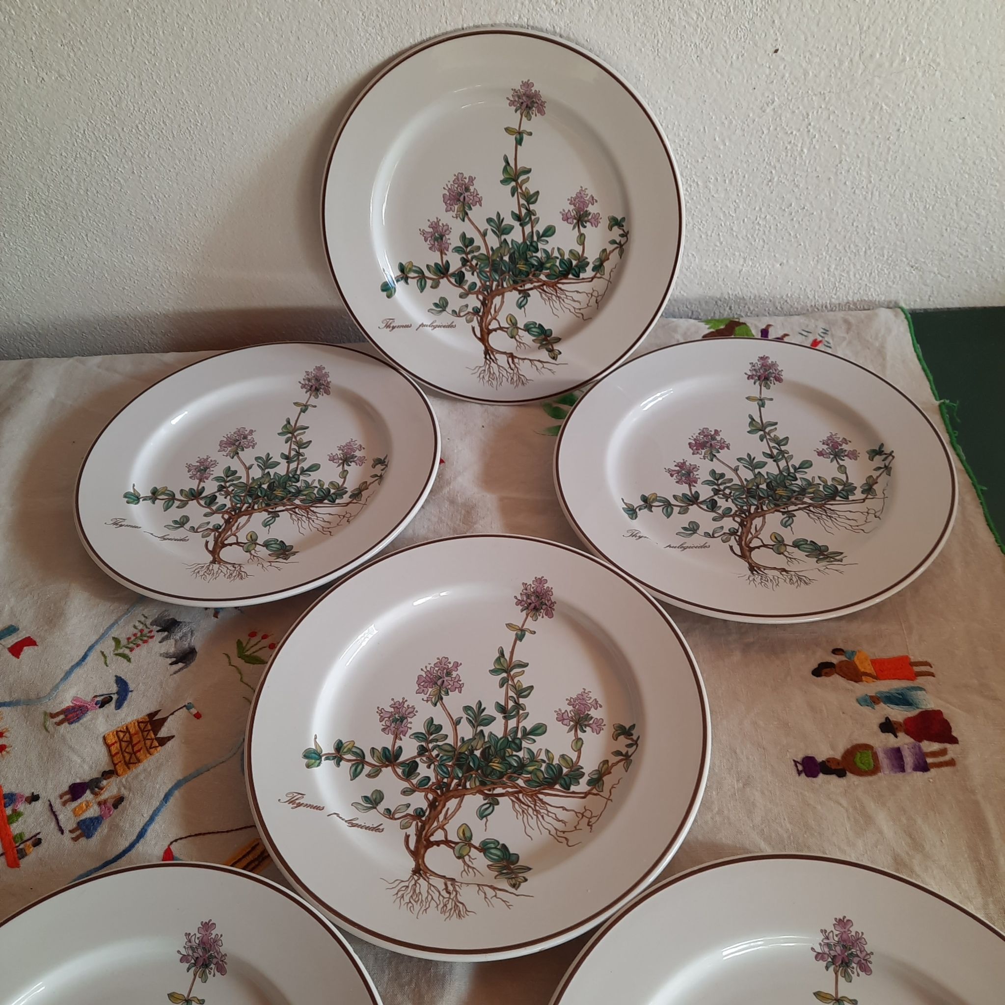 6 small plates - 20 cm - Botanica, Villeroy and Boch series