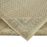 Handmade oriental contemporary 1980s 285 cm x 370 cm beige wool carpet