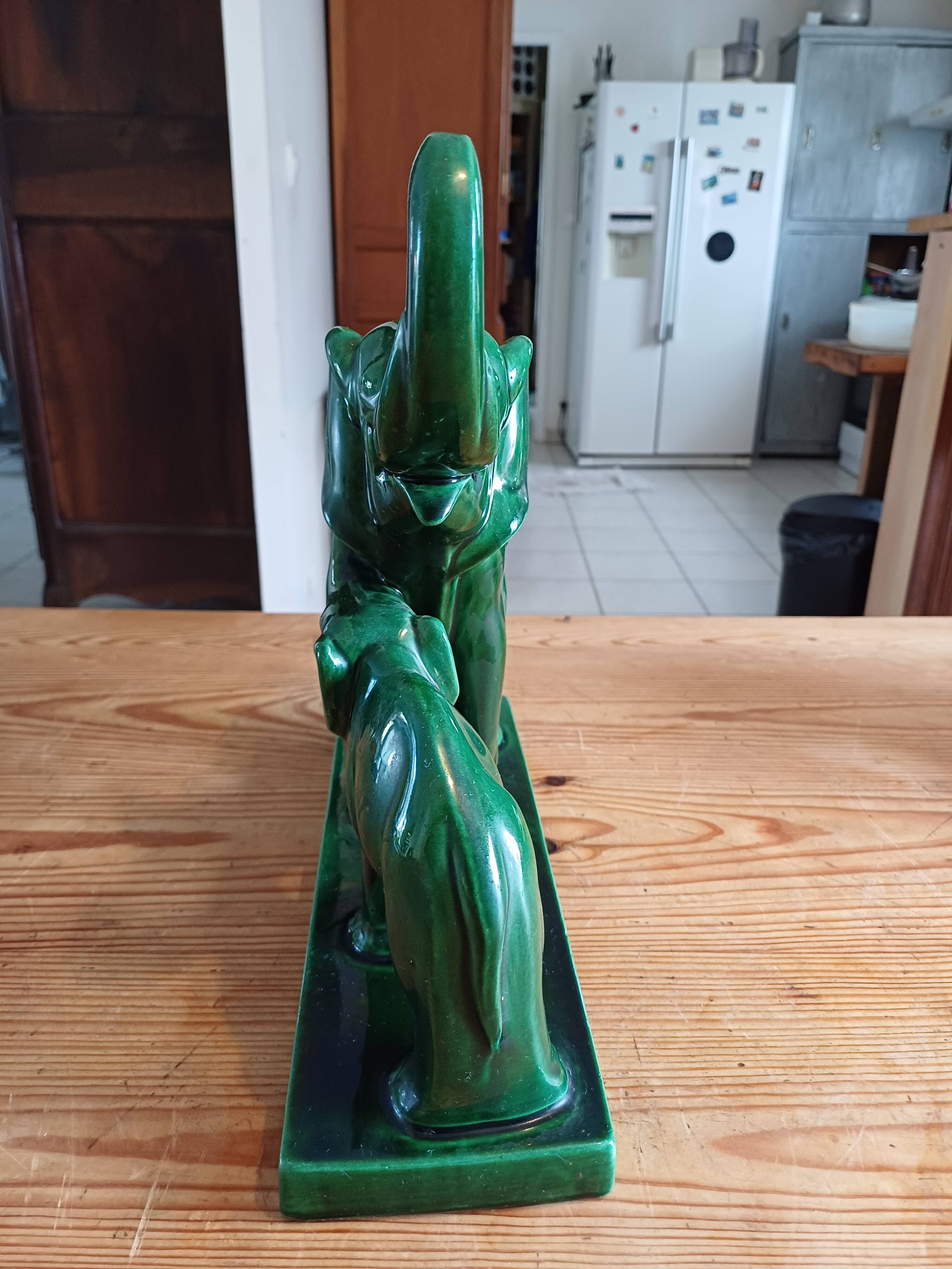 Lemanceau elephant earthenware by St Clément