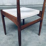 Midcentury Modern Scandinavian Design Teak Dining Chair set, 1960's