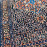 Tapis ancien persan d’orient senneh fait main 102x139 cm