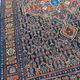 Senneh handmade ancient Persian Oriental carpet 102x139 cm