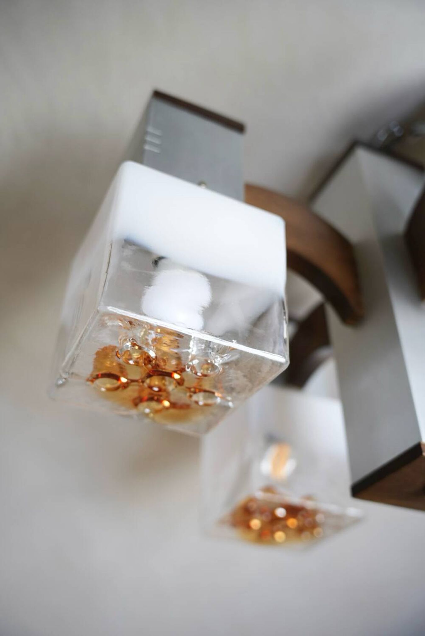 Lustre cubique Gaetano Sciolari pour Mazzega