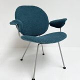 Reupholstered Trienale armchair by Willem Gispen for Kembo Rhenen