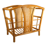 Rattan and canning magazine holders