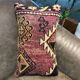 Handmade wool lumbar kilim pillow