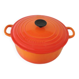 Le Creuset 26 orange casserole
