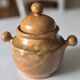 Henriot Quimper stoneware sugar bowl