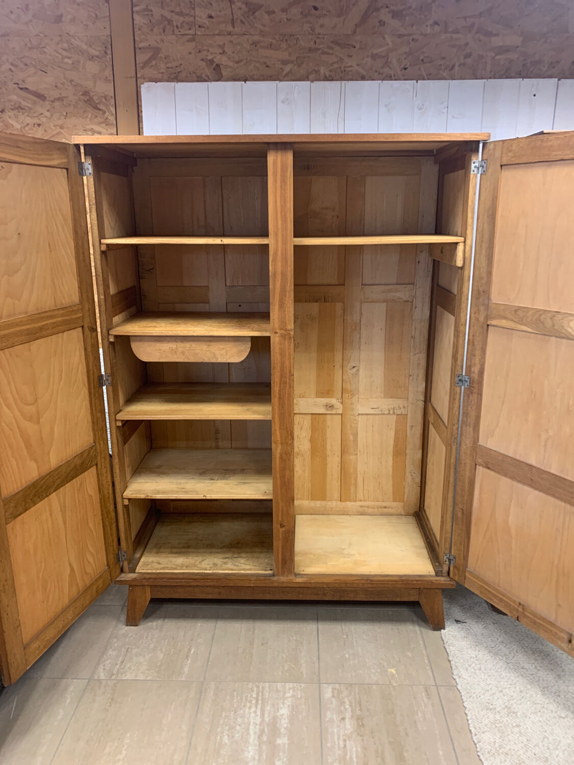 Parisian oak wardrobe