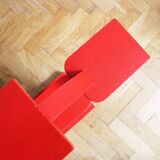Red Modernist Flower Stand