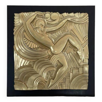 Bas relief is decorative Follies Bergères framed