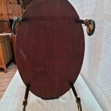 Vintage dessert table on wheels with two oval trays