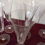 St louis "Cerdagne" model champagne flutes