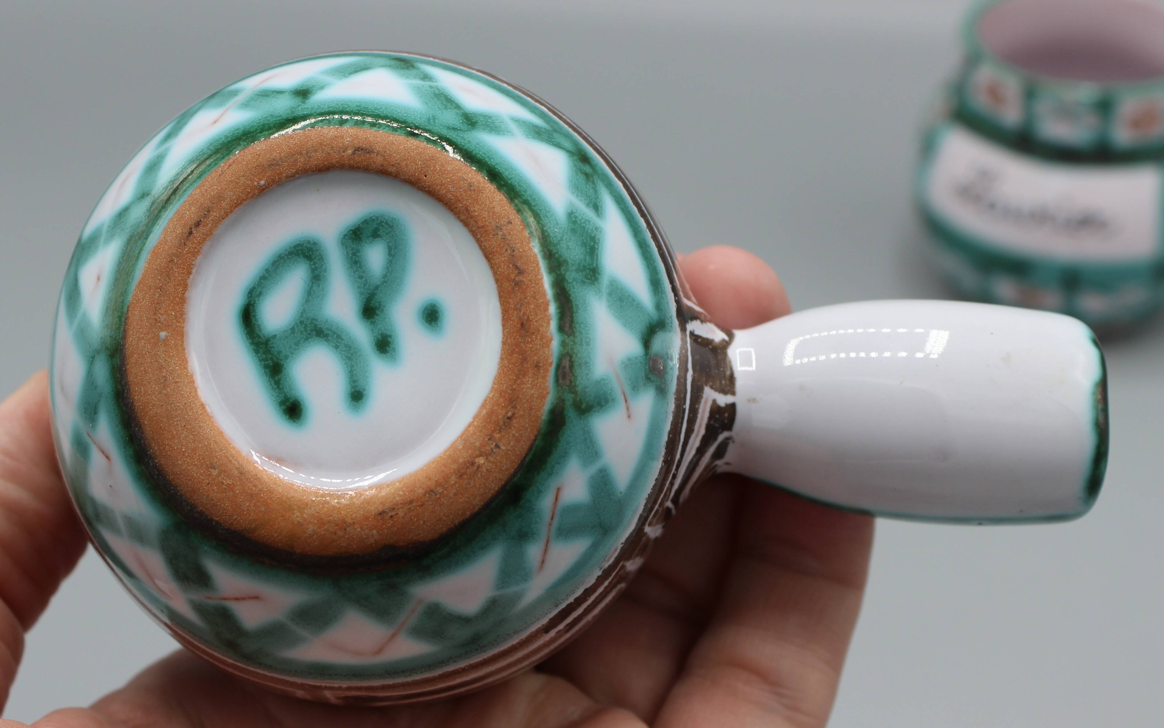 Lot ceramique vintage design roert picault cuisine vallauris