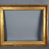 Old frame wood stucco gilding original 50x42 foliage 41x33 cm SB