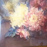 Painting of a bouquet of dahlias, 1900s