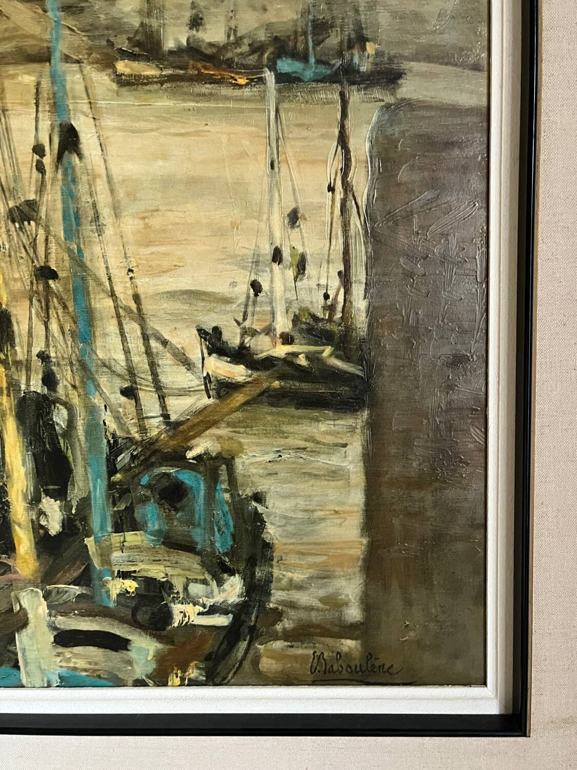 Tableau peintre Baboulene