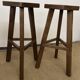 Pair of Vintage Brutalist Bar Stools