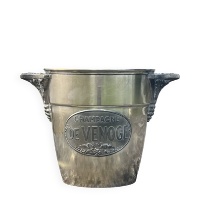 Seau à champagne De Venoge, refroidisseur à champagne antique art déco