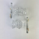 Baccarat table candlesticks Harcourt model crystal