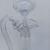 Baccarat crystal ewer, Balloon shape, circa 1910