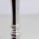 Pair of silver-plated metal candlesticks, BMF 1960