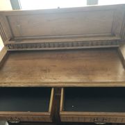 Double-body oak sideboard 1920 Henri II style