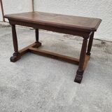 Rectangular table in chene parquet top of the xix th century