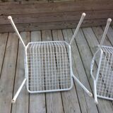 Pair of garden armchairs
