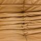 Sofa 3 places "Togo" camel leather designed by Michel Ducaroy 1973