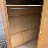 Vintage wardrobe with sliding doors