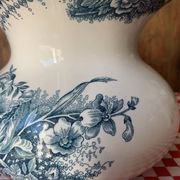 Broc de toilette joufflu Jardinière Longwy 1900s