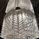 Chandelier by Kaiser Leuchten, frosted glass, Germany 1960