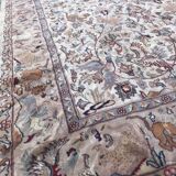 Pakistani carpet wool and silk handmade 190x295 cm
