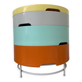 Table d'appoint vintage modulable Ikea par Richards Brill et A. Williams